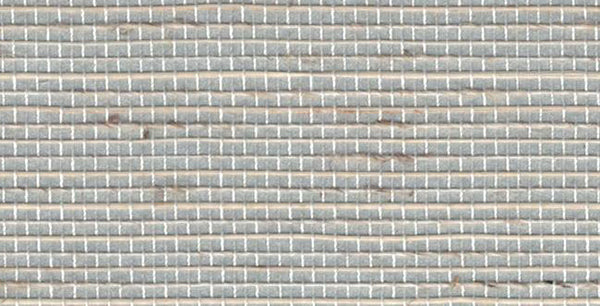Sample - Shimmery Grasscloth Wallpaper - Silver Grey