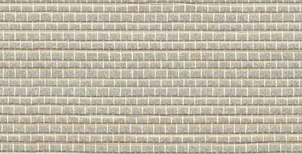 Sample - Abaca Natural Fibre Wallpaper - Silver Peony