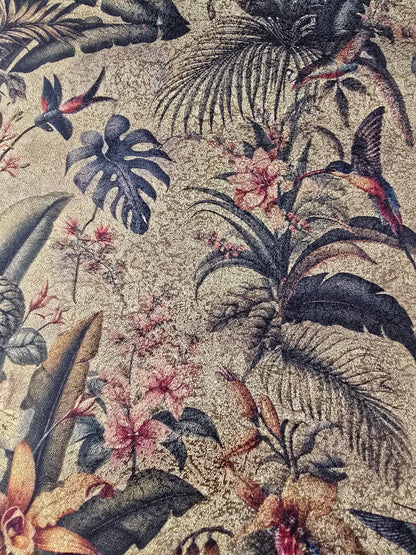 Singapura Custom Printed Wide Wallpaper - Gold