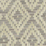 Diamond Wave - Grasscloth Wallpaper - Grey
