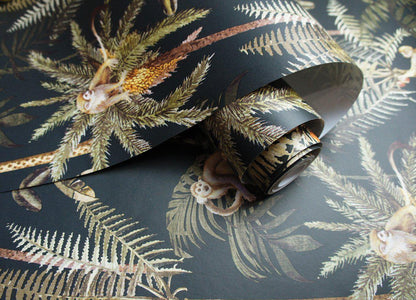 Ateles Spider Monkey Wallpaper - Black