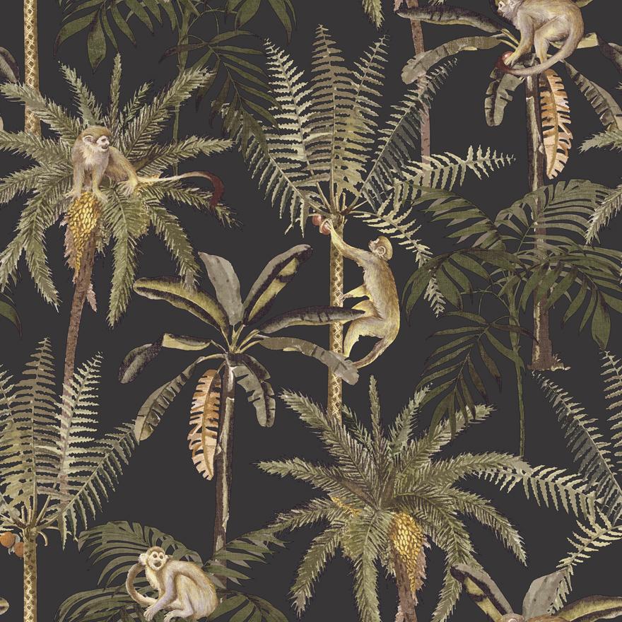 Sample - Ateles Spider Monkey Wallpaper - Black
