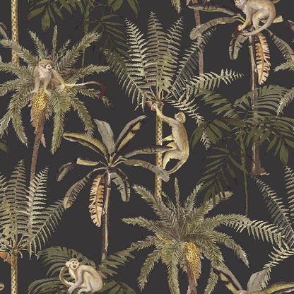 Sample - Ateles Spider Monkey Wallpaper - Black