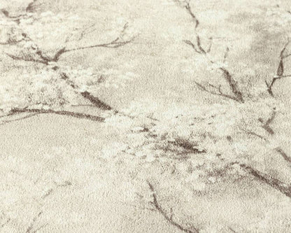 Cherry Blossoms Spring Wallpaper - Cream
