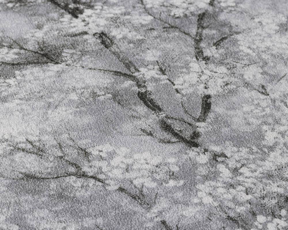 Cherry Blossoms Spring Wallpaper - Moody Grey
