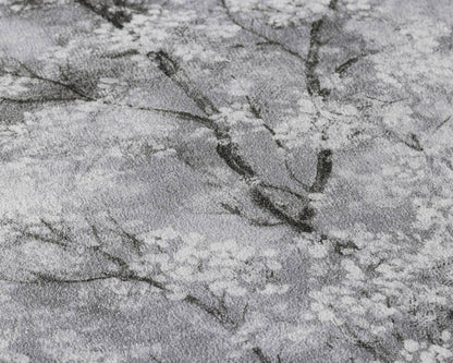Cherry Blossoms Spring Wallpaper - Moody Grey