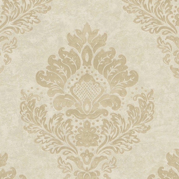 Sample - St. Petersberg Baroque Wallpaper - Gold