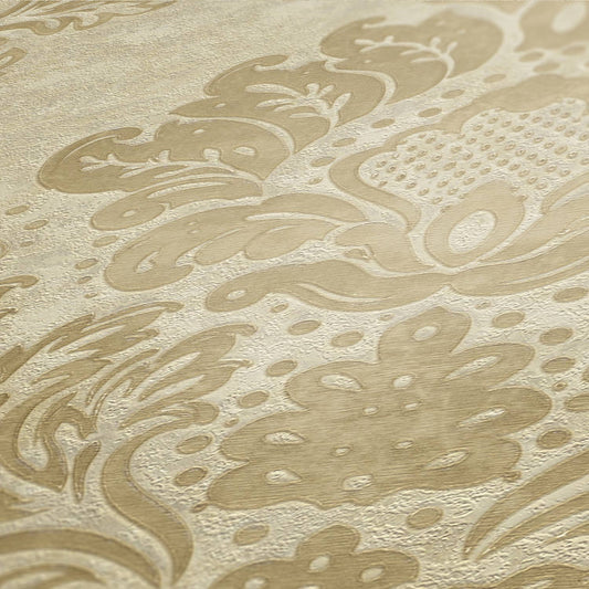 St. Petersberg Baroque Wallpaper - Gold