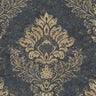 St. Petersberg Baroque Wallpaper - Navy
