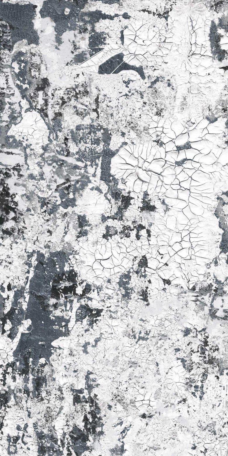 Safari Shabby Chic Wallpaper Mural - Steel