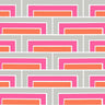 Steps Florence Broadhurst Wallpaper - Coral