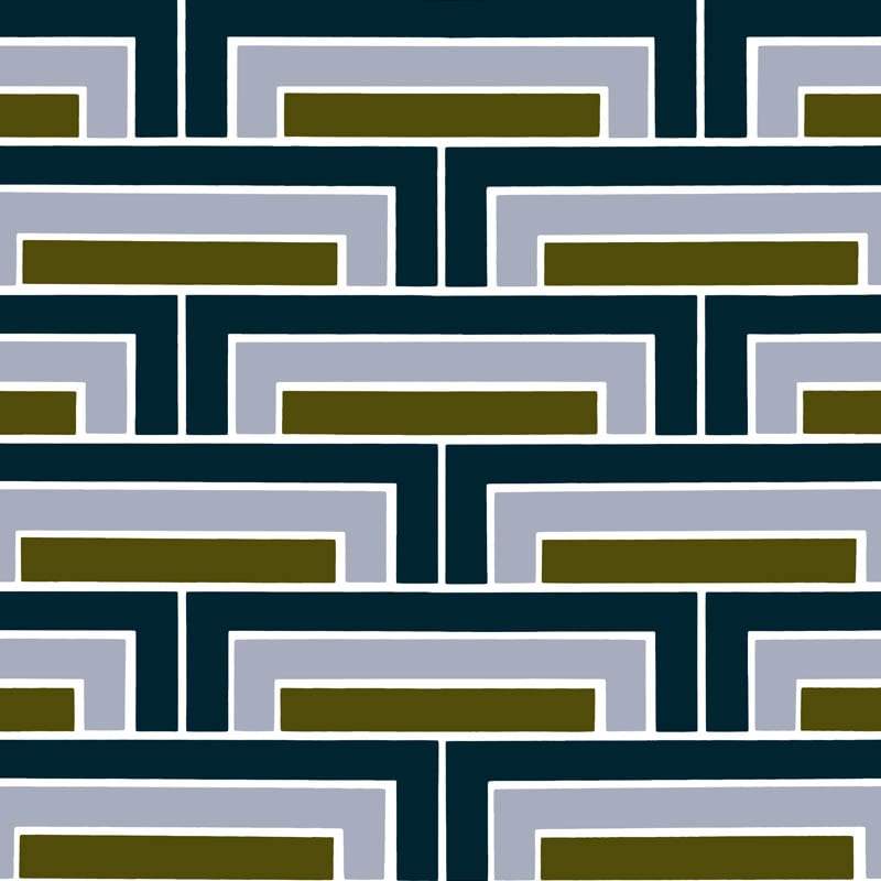 Steps Florence Broadhurst Wallpaper - Currents