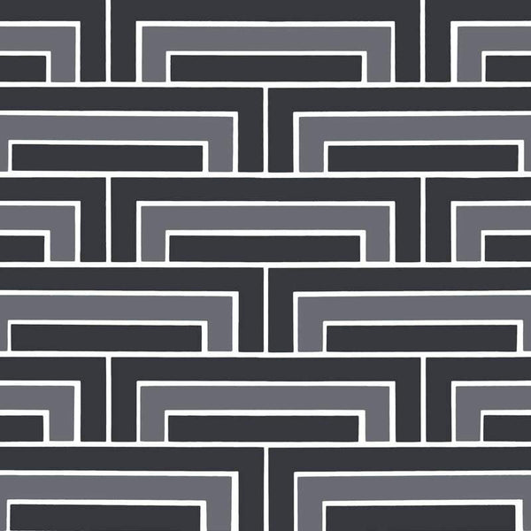Sample – Steps Florence Broadhurst Wallpaper - Raven