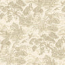 Natoru - Japanese Metallic Cranes Wallpaper - Cream/Gold