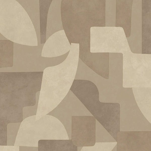 Linnet - Geometric Wallpaper - Neutral