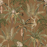 Ateles Spider Monkey Wallpaper - Burnt Orange - Discontinung