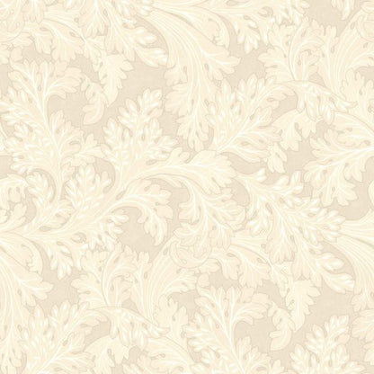 Forenza - Ornate Leaves Wallpaper - Cream
