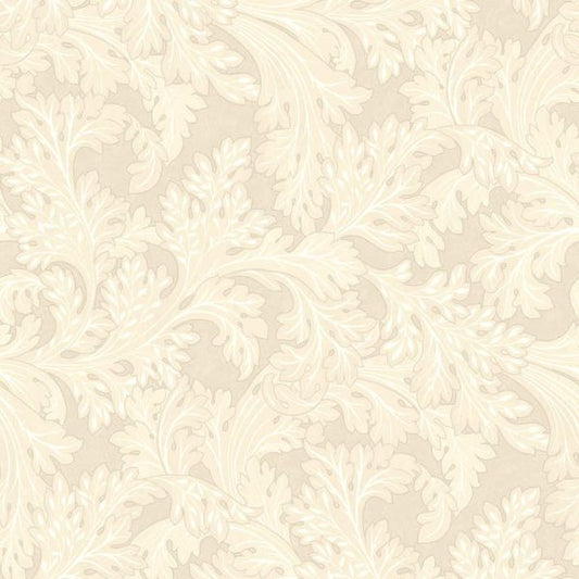 Forenza - Ornate Leaves Wallpaper - Cream