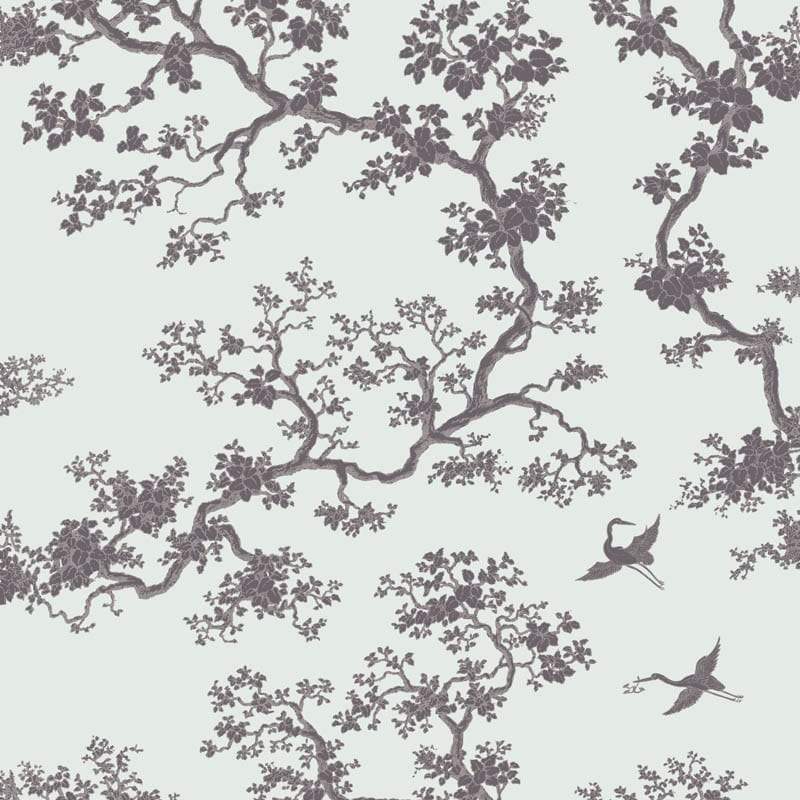 Sample – The Cranes - Florence Broadhurst Wallpaper - Cloudburst