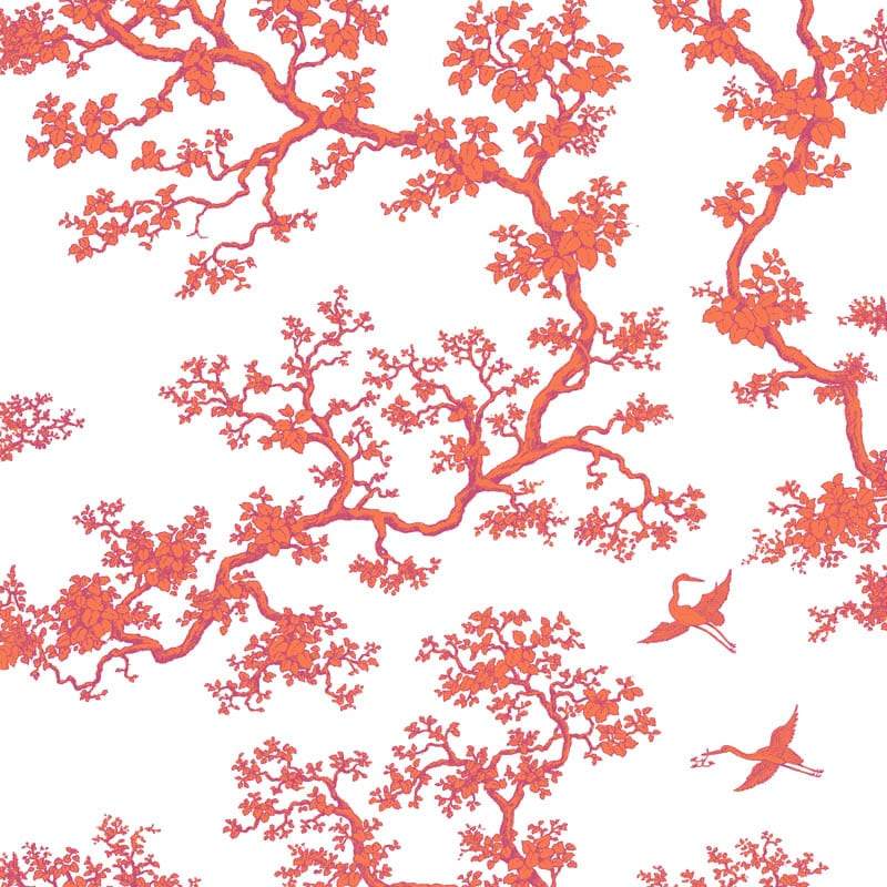 Sample – The Cranes - Florence Broadhurst Wallpaper - Arizona