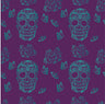 Skulls & Butterflies Wallpaper - Purple