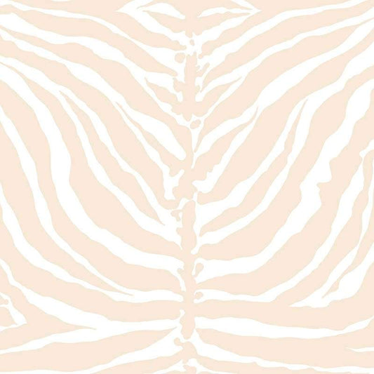 Tiger Stripe Florence Broadhurst Wallpaper - Fuzzy Peach