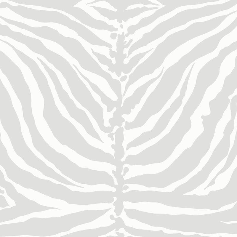 Sample – Tiger Stripe Florence Broadhurst Wallpaper - Brume