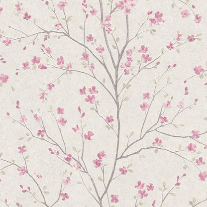 Tokyo Cherry Blossom Wallpaper - Blush