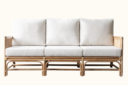 Tribeca Cane 3-Seater Sofa