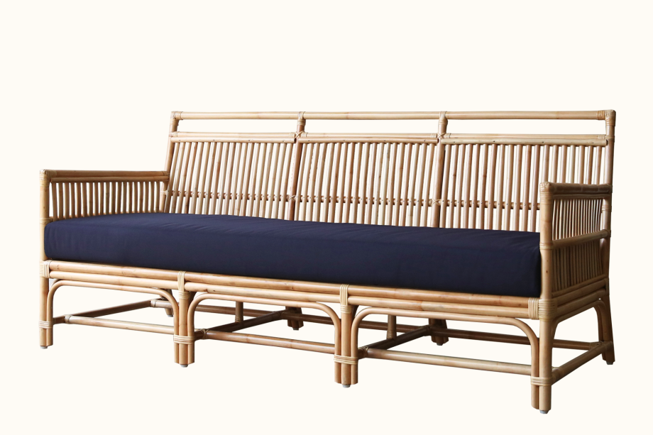 Tribeca Cane 3-Seater Sofa