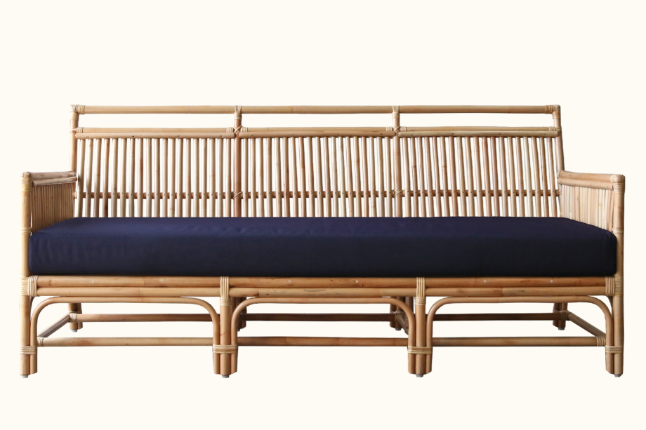 Tribeca Cane 3-Seater Sofa
