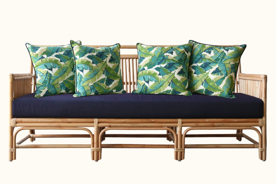 Tribeca Cane 3-Seater Sofa