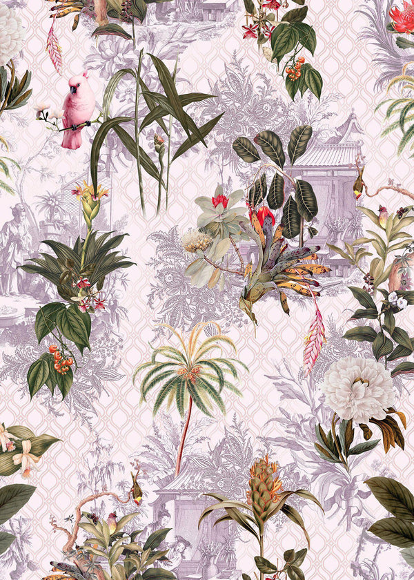 Sample – Tropicana - Custom Sized Wallpaper Mural (per m2)