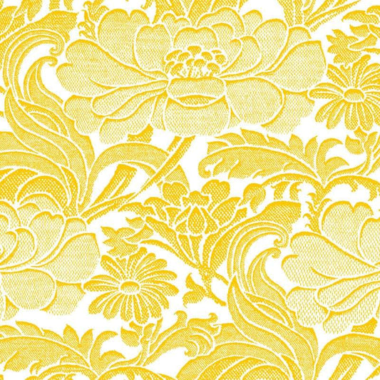 Tudor Floral Florence Broadhurst Wallpaper - Sunshine