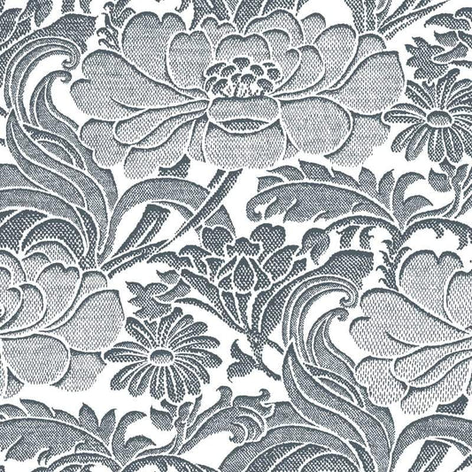 Tudor Floral Florence Broadhurst Wallpaper - Aquila