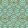 Versace Chain Wallpaper - Green/Gold