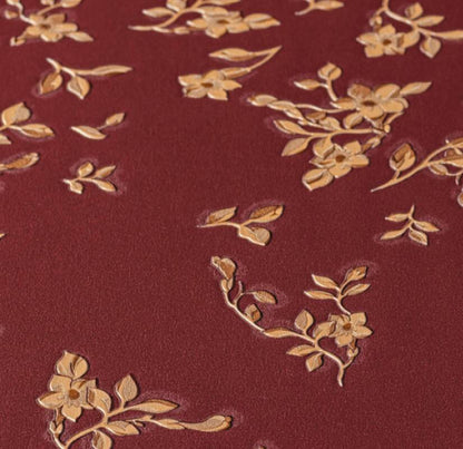 Versace Fall Wallpaper - Red/Gold/Brown