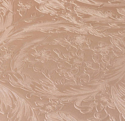 Versace Floral Garland Wallpaper - Copper Pink
