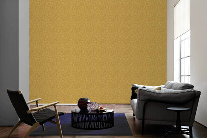 Versace Floral Garland Wallpaper - Gold/Yellow