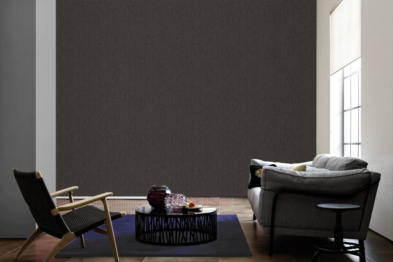Versace Timber Wallpaper - Grey/Black