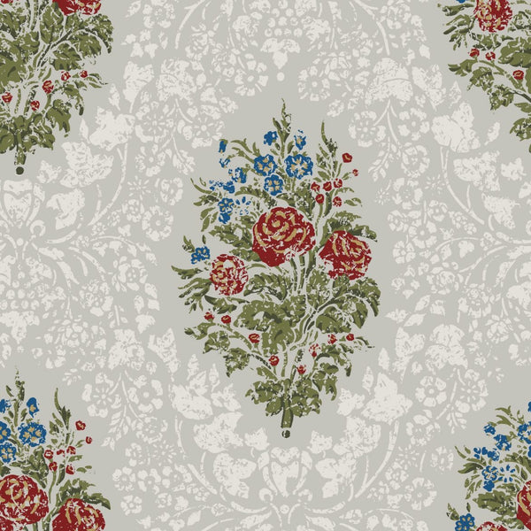 Sample - Victoria Historical Wallpaper - Grey