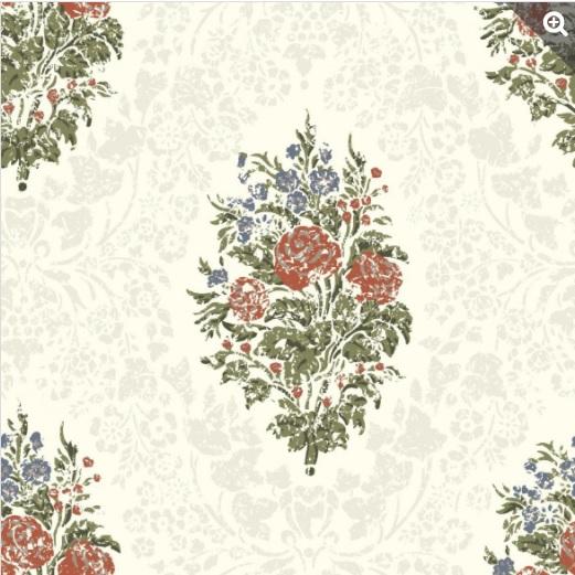 Victoria Historical Wallpaper - White