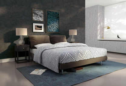 Charred Plaster Vinyl Wallpaper - Charcoal - 43 Rolls Due July