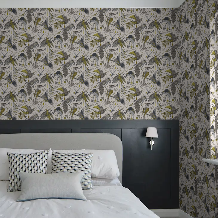 Audubon by Emma J Shipley Wallpaper - Gold