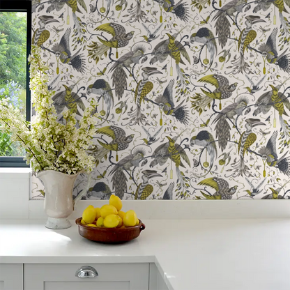 Audubon by Emma J Shipley Wallpaper - Gold