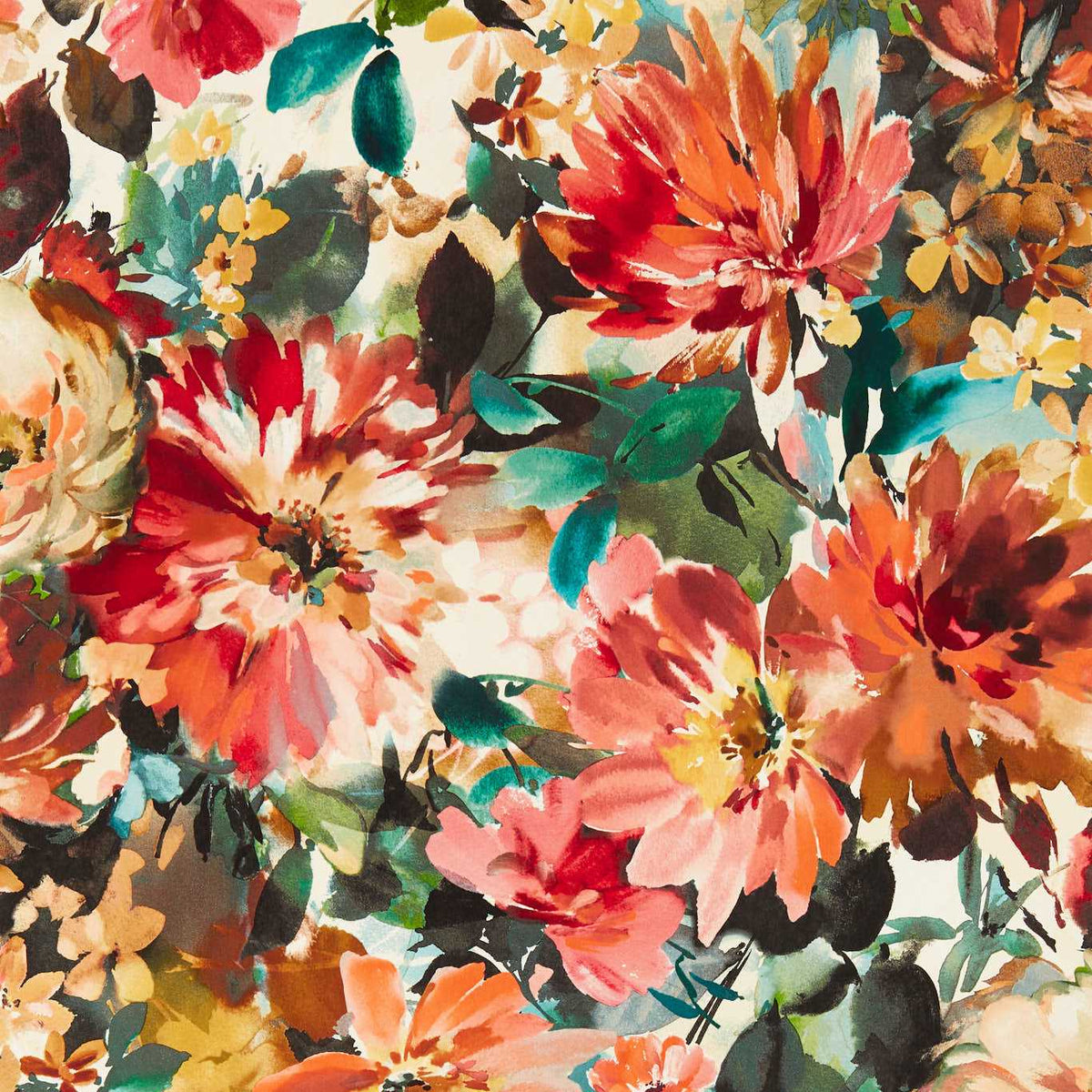 Sample - Tahiti Wallpaper - Rouge