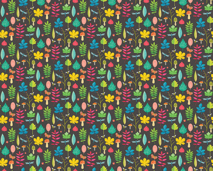 Forest Floor Wallpaper - Ohpopsi - Liquorice