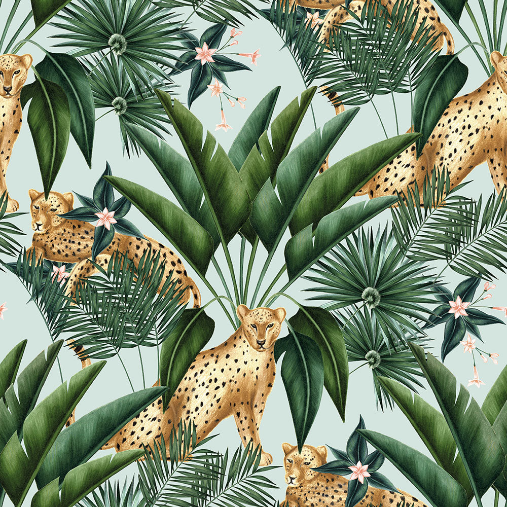 Sample - Jungle Cheetah Wallpaper - Ohpopsi - Ink