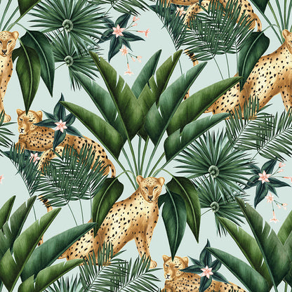 Sample - Jungle Cheetah Wallpaper - Ohpopsi - Ink