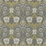Honeysuckle and Tulip Wallpaper - Charcoal/Gold